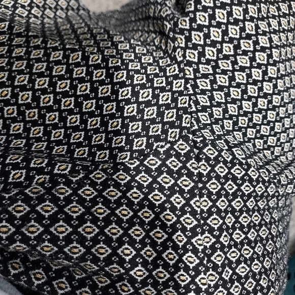 Lord & Taylor Woman Black, White & Metallic Gold Kelly Pull On Pants Size 18 W - Picture 14 of 14